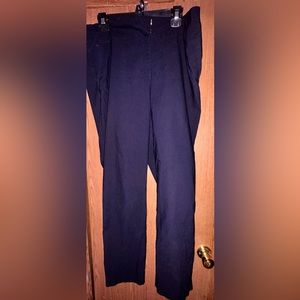 Navy Ankle Pants